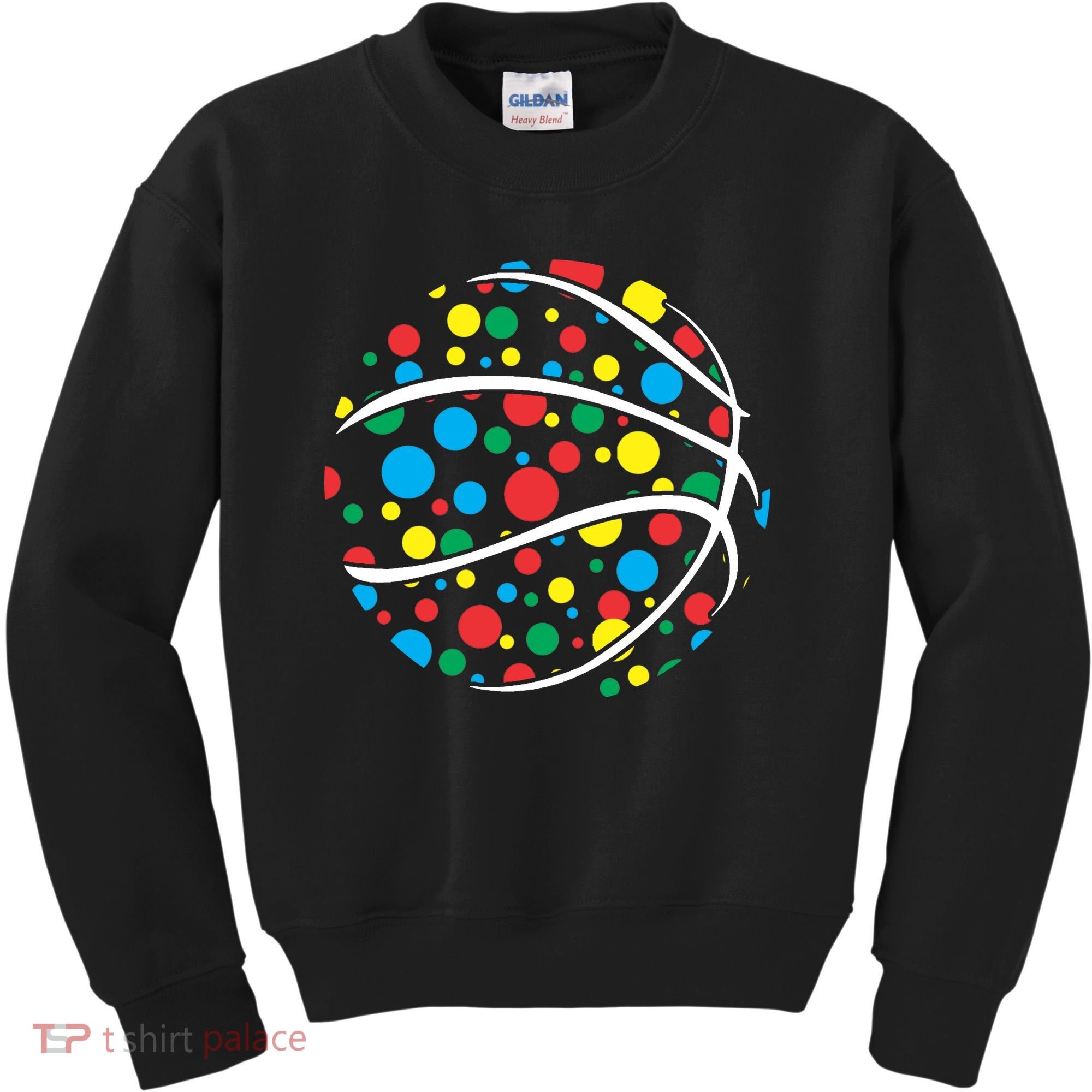 Polka Dots Basketball International Dot Day Kids Sweatshirt