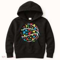 Polka Dots Basketball International Dot Day Kids Hoodie thumb 0
