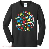 Polka Dots Basketball International Dot Day Kids Long Sleeve Shirt thumb 0