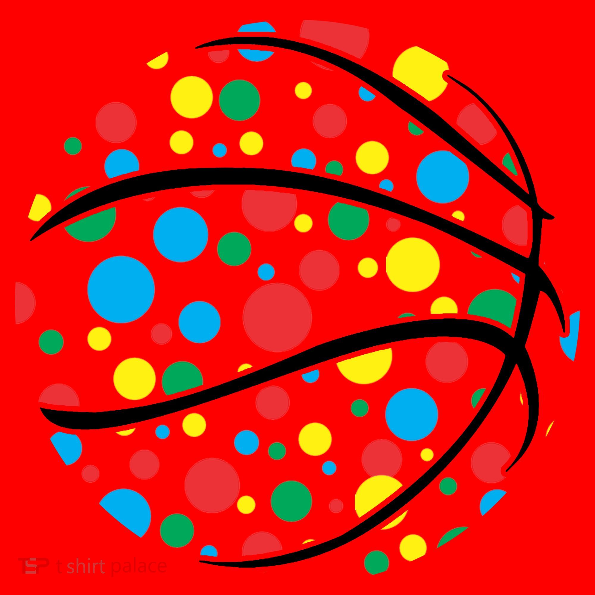 Polka Dots Basketball International Dot Day Santa Hat