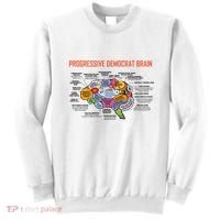 Progressive Democrat Brain Diagram Funny Sweatshirt thumb 0