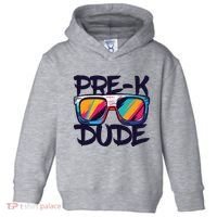 Prek Dude Back To School Prek Boy Girl Toddler Hoodie thumb 0