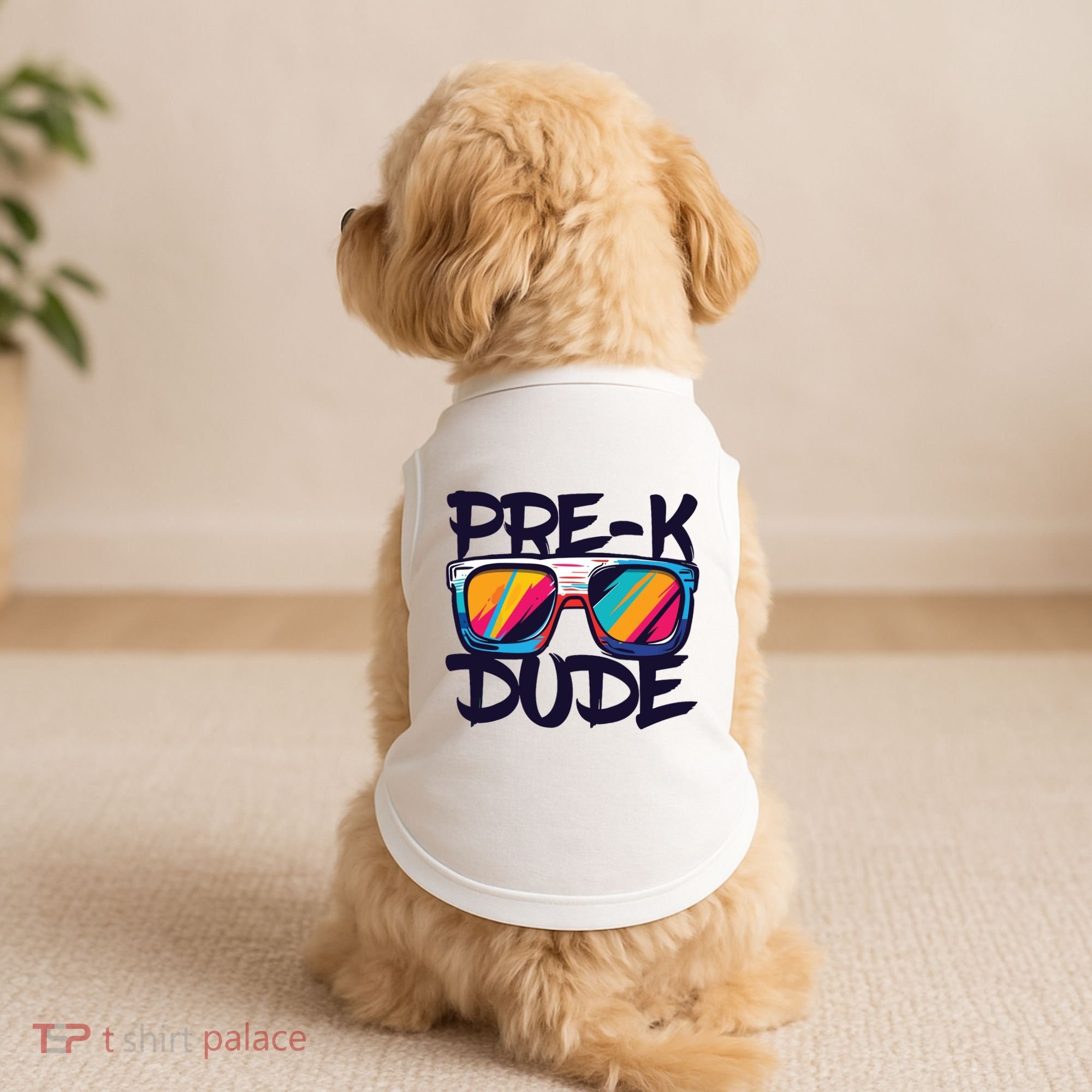 Prek Dude Back To School Prek Boy Girl Doggie Tank