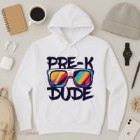 Prek Dude Back To School Prek Boy Girl Hoodie thumb 3