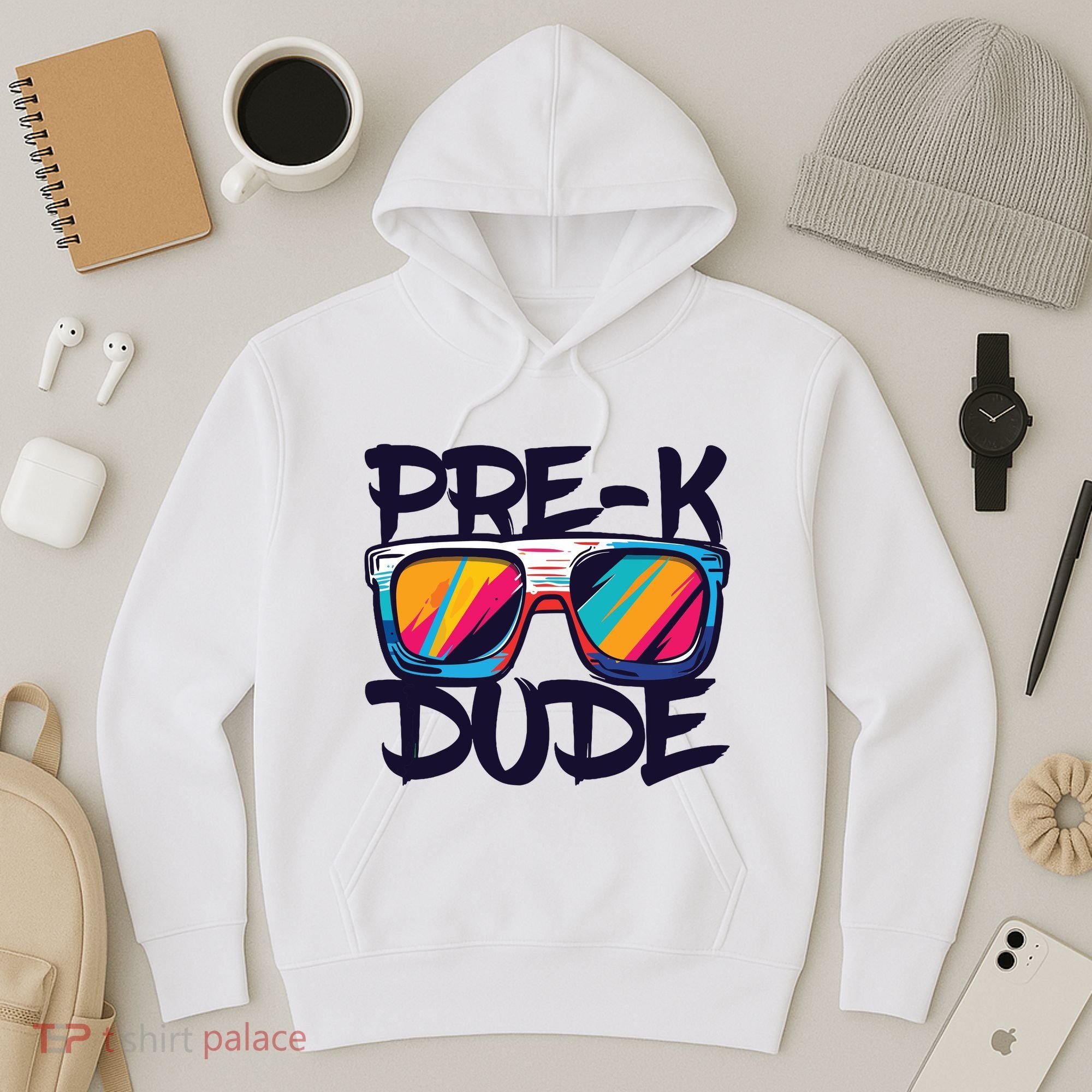 Prek Dude Back To School Prek Boy Girl Hoodie