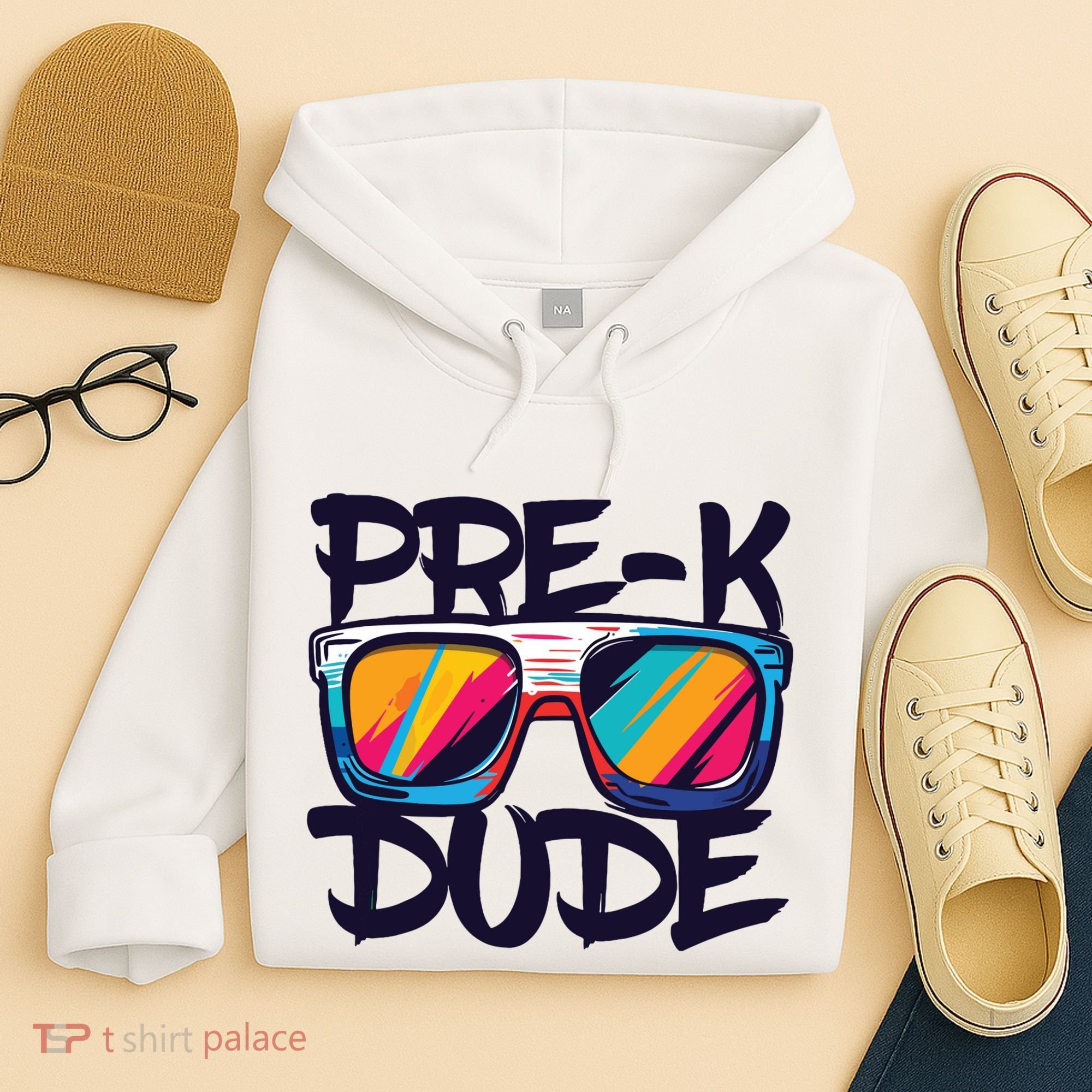 Prek Dude Back To School Prek Boy Girl Hoodie