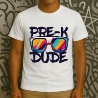 Prek Dude Back To School Prek Boy Girl T-Shirt thumb 3
