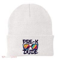 Prek Dude Back To School Prek Boy Girl Beanie thumb 0
