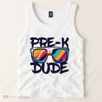 Prek Dude Back To School Prek Boy Girl Tank Top thumb 2