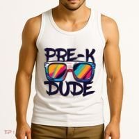 Prek Dude Back To School Prek Boy Girl Tank Top thumb 3