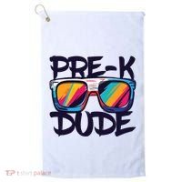 Prek Dude Back To School Prek Boy Girl Golf Towel thumb 0