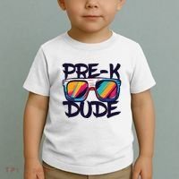 Prek Dude Back To School Prek Boy Girl Toddler T-Shirt thumb 2