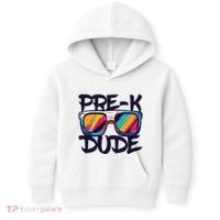 Prek Dude Back To School Prek Boy Girl Kids Hoodie thumb 0