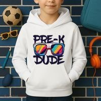 Prek Dude Back To School Prek Boy Girl Kids Hoodie thumb 2