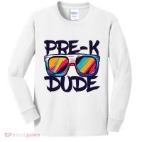 Prek Dude Back To School Prek Boy Girl Kids Long Sleeve Shirt thumb 0