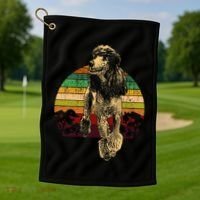 Poodle Dog Breed Golf Towel thumb 1