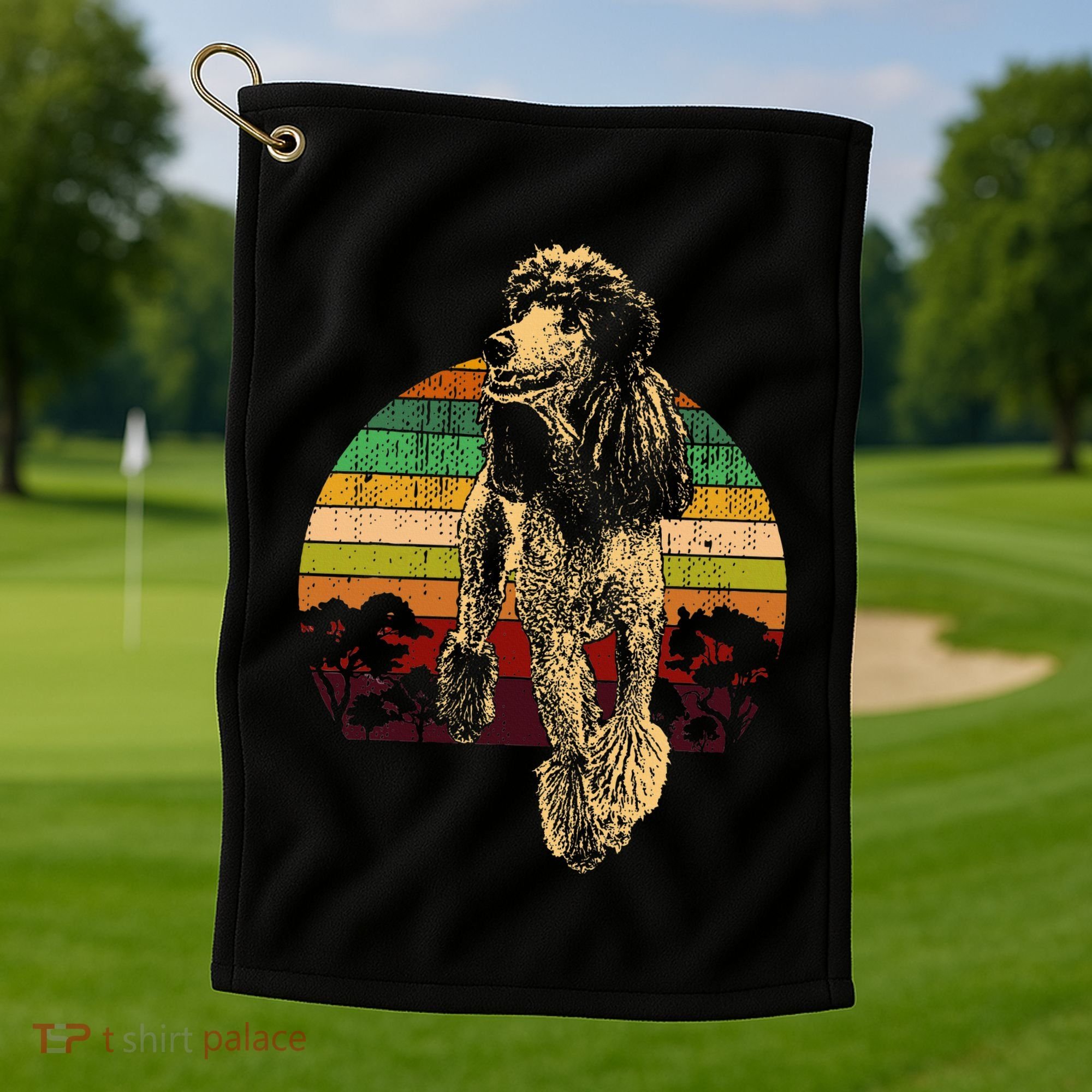 Poodle Dog Breed Golf Towel