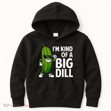 Pickle Design Big Dill Pickle Lover Kids Hoodie