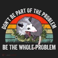 Possum Don't Be Part Of The Problem Be The Whole Problem Beanie thumb 2