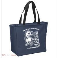 Possum Don't Be Part Of The Problem Be The Entire Problem Funny Opossum Tote Bag thumb 2