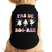 Pas De BooréE Ghost Ballet Dancer Halloween Doggie Tank thumb 0