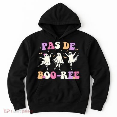 Pas De BooréE Ghost Ballet Dancer Halloween Hoodie