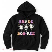 Pas De BooréE Ghost Ballet Dancer Halloween Hoodie thumb 0