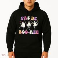 Pas De BooréE Ghost Ballet Dancer Halloween Hoodie thumb 2