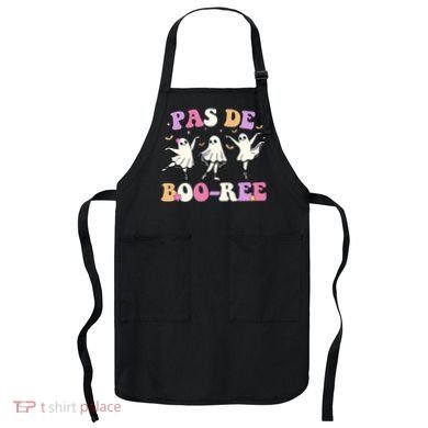 Pas De BooréE Ghost Ballet Dancer Halloween Apron