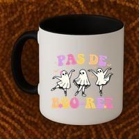 Pas De BooréE Ghost Ballet Dancer Halloween Coffee Mug thumb 2