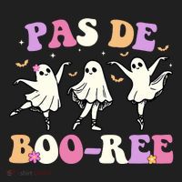 Pas De BooréE Ghost Ballet Dancer Halloween Beanie thumb 2
