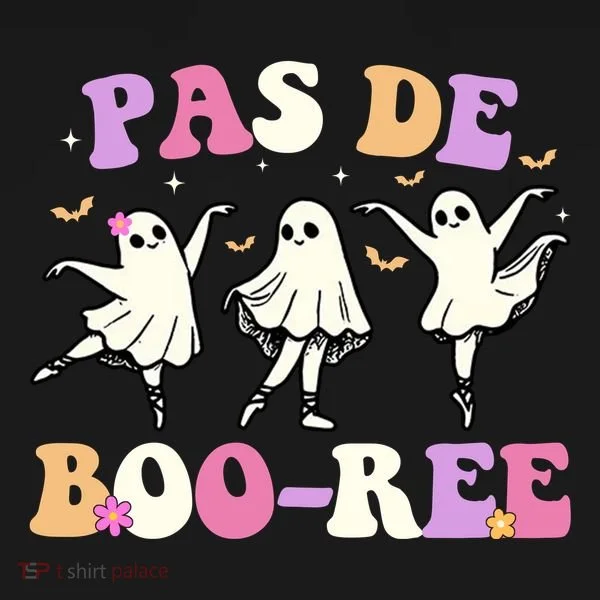 Pas De BooréE Ghost Ballet Dancer Halloween Women's Hoodie
