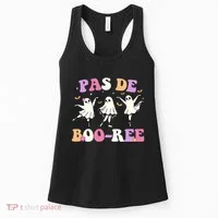 Pas De BooréE Ghost Ballet Dancer Halloween Women's Tank Top thumb 0