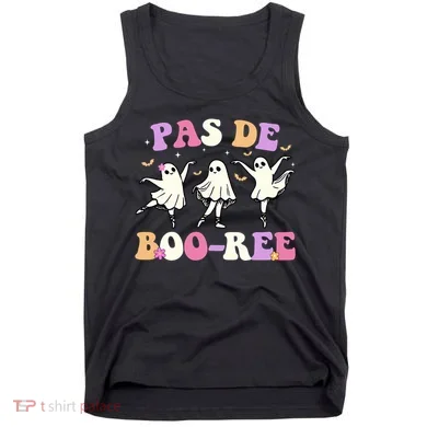 Pas De BooréE Ghost Ballet Dancer Halloween Tank Top
