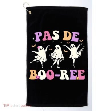 Pas De BooréE Ghost Ballet Dancer Halloween Golf Towel