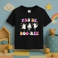 Pas De BooréE Ghost Ballet Dancer Halloween Toddler T-Shirt thumb 3