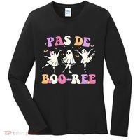 Pas De BooréE Ghost Ballet Dancer Halloween Women's Long Sleeve Shirt thumb 0