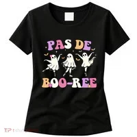 Pas De BooréE Ghost Ballet Dancer Halloween Women's T-Shirt thumb 0