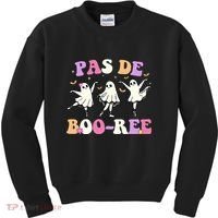 Pas De BooréE Ghost Ballet Dancer Halloween Kids Sweatshirt thumb 0