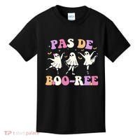 Pas De BooréE Ghost Ballet Dancer Halloween Kids T-Shirt thumb 0