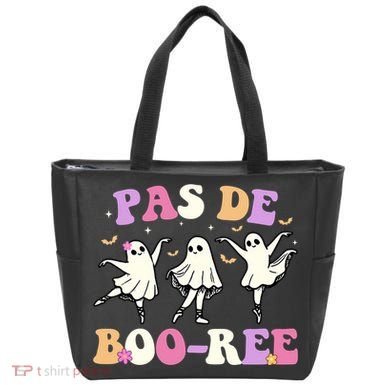 Pas De BooréE Ghost Ballet Dancer Halloween Tote Bag