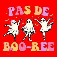 Pas De BooréE Ghost Ballet Dancer Halloween Santa Hat thumb 1
