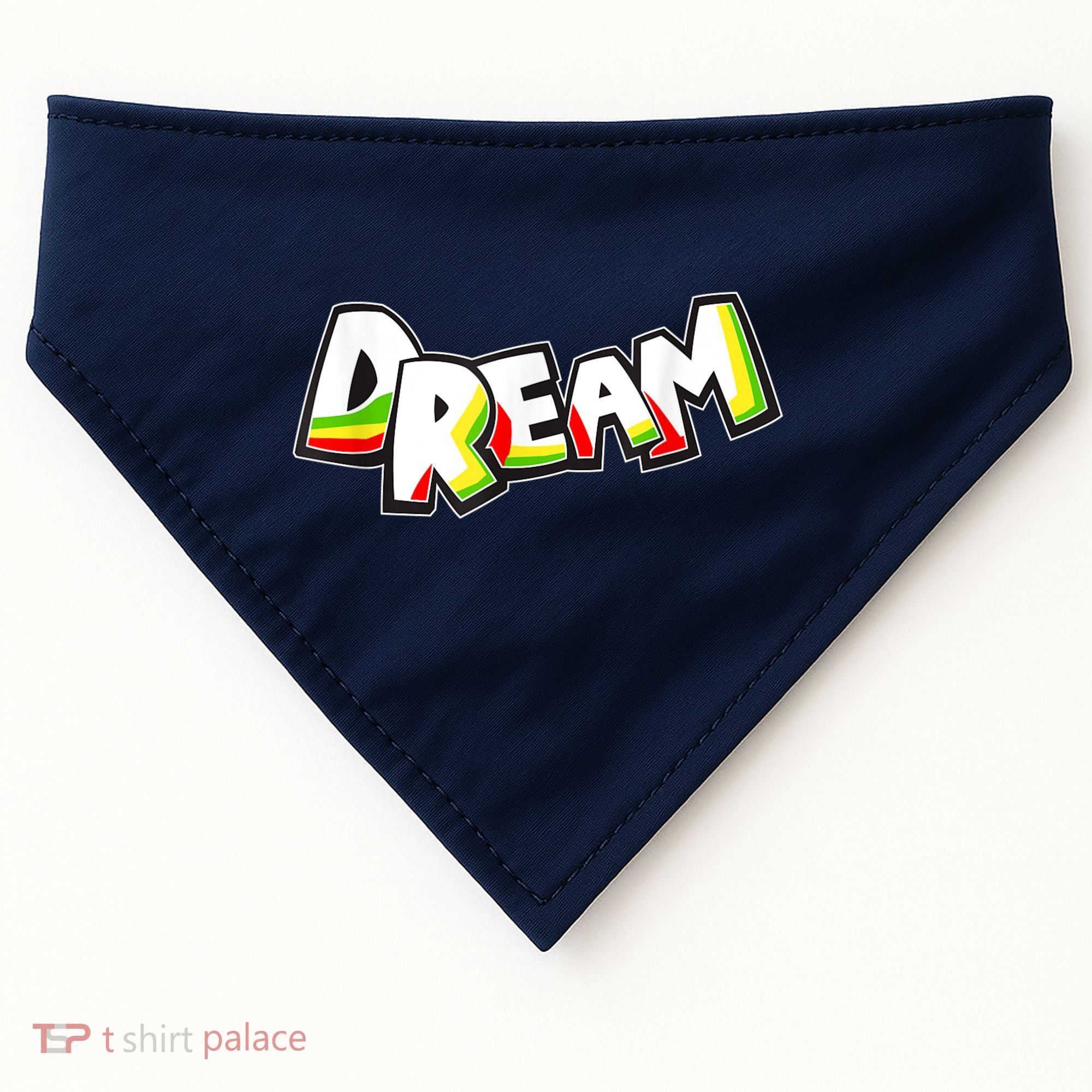 Peace Dream Black Emancipation Anti Racist USA-Made Doggie Bandana