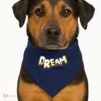 Peace Dream Black Emancipation Anti Racist USA-Made Doggie Bandana thumb 1