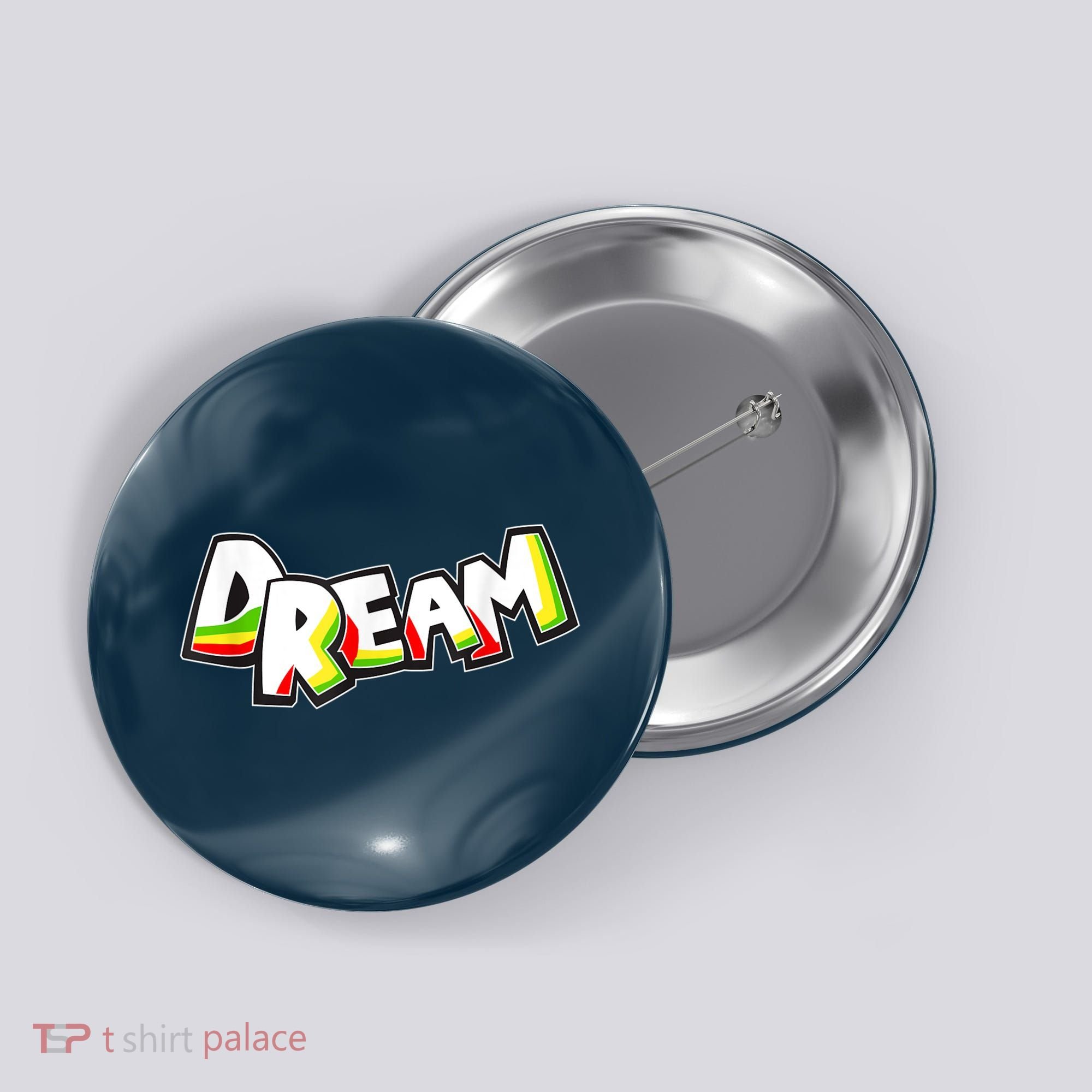 Peace Dream Black Emancipation Anti Racist Button