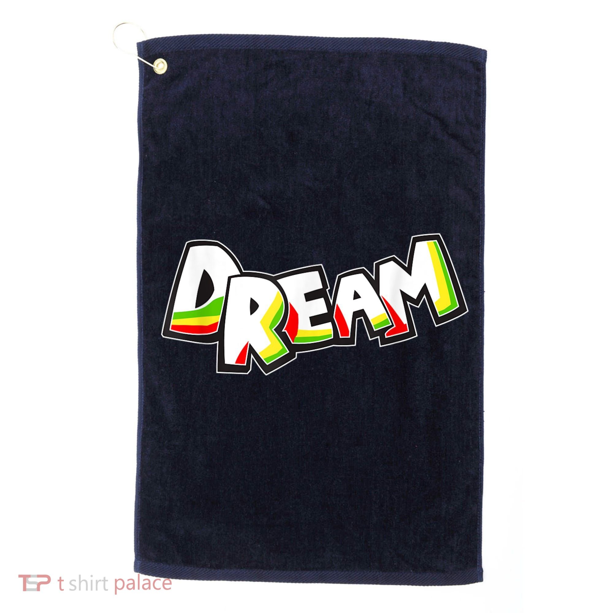Peace Dream Black Emancipation Anti Racist Golf Towel