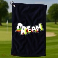 Peace Dream Black Emancipation Anti Racist Golf Towel thumb 1