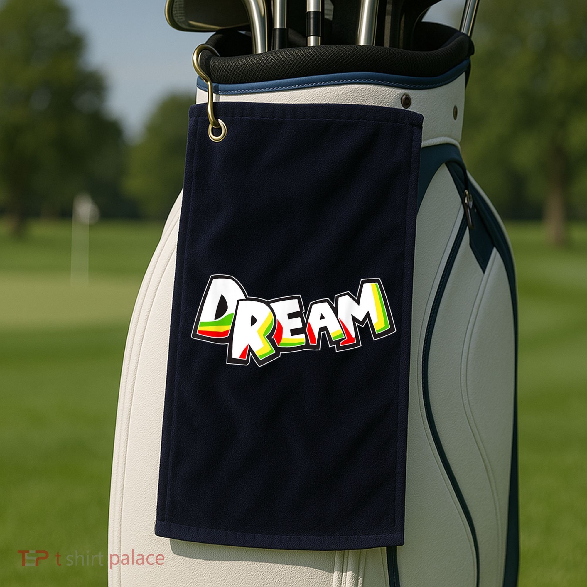 Peace Dream Black Emancipation Anti Racist Golf Towel