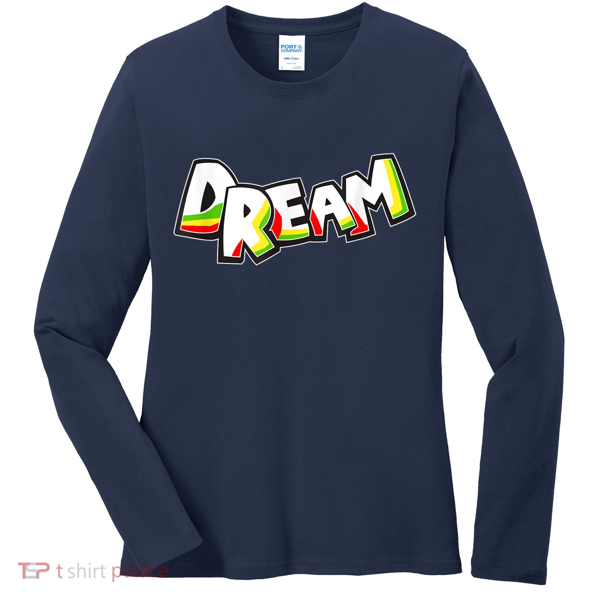 Peace Dream Black Emancipation Anti Racist Women's Long Sleeve Shirt