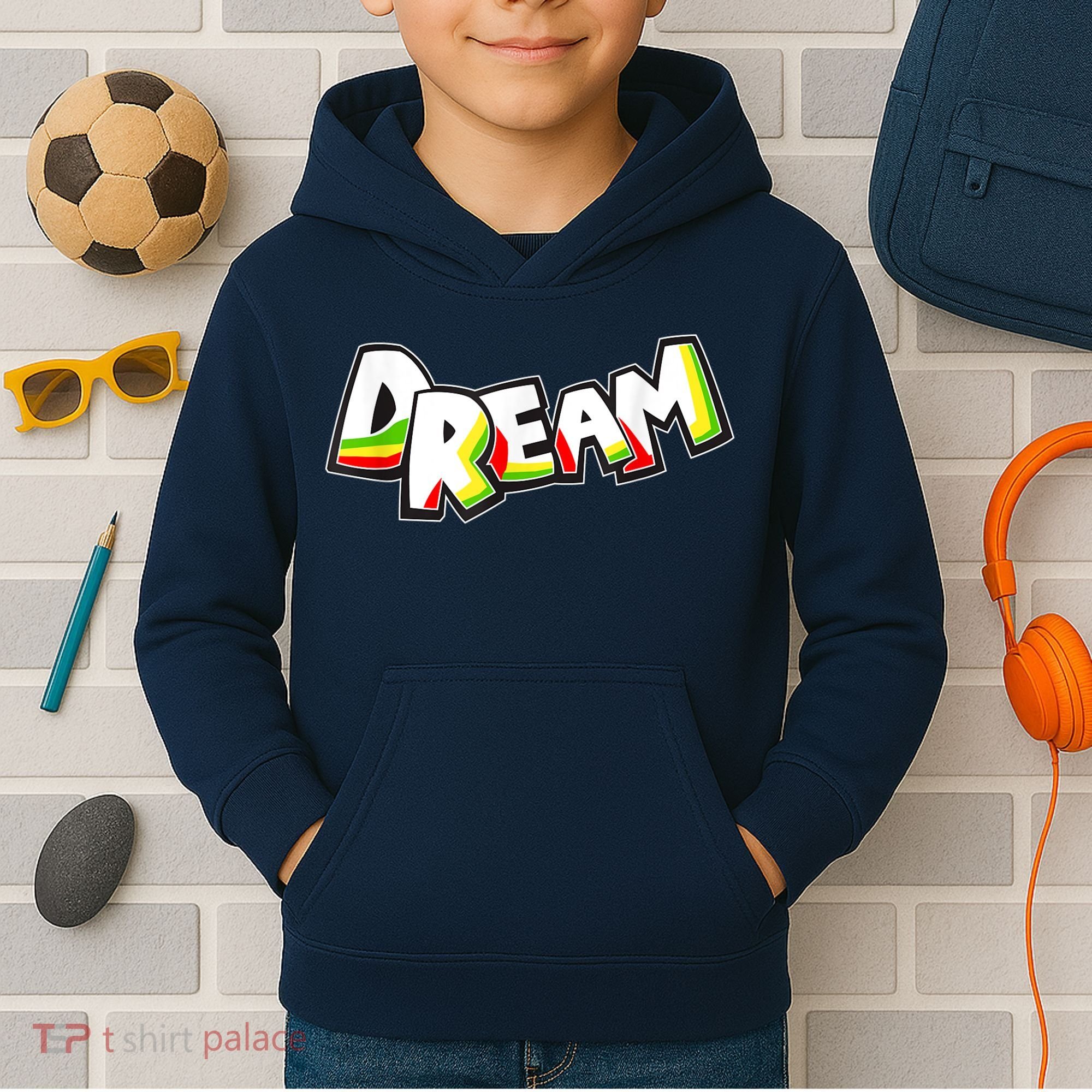 Peace Dream Black Emancipation Anti Racist Kids Hoodie
